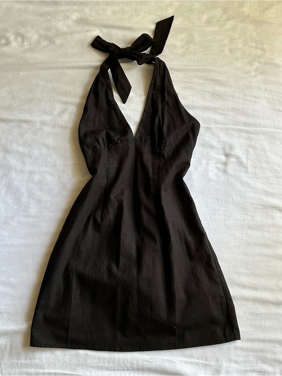 Princess Polly Dresses & Skirts - Princess Polly Black Halter Mini Dress